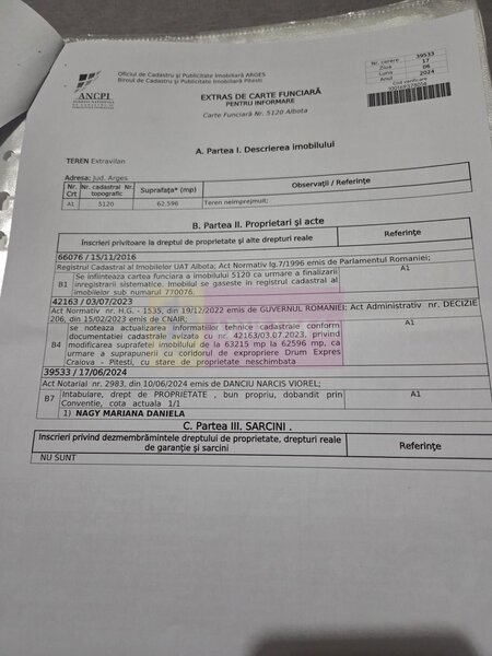 9,4 ha teren langa DEx12 Pitesti | 2,85 €/mp | loturi sau pachet